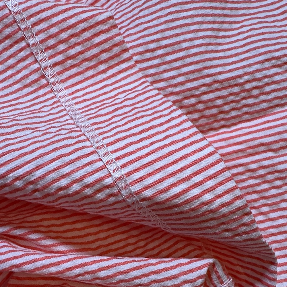Theory Seersucker Shift Dress Size 4 - Picture 4 of 7